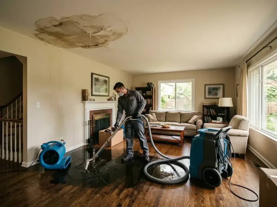 attic-pipe-burst-ceiling-drip-008 — frequently asked questions, Water Damage Restoration & Carpet Care in Pistakee Highlands…
